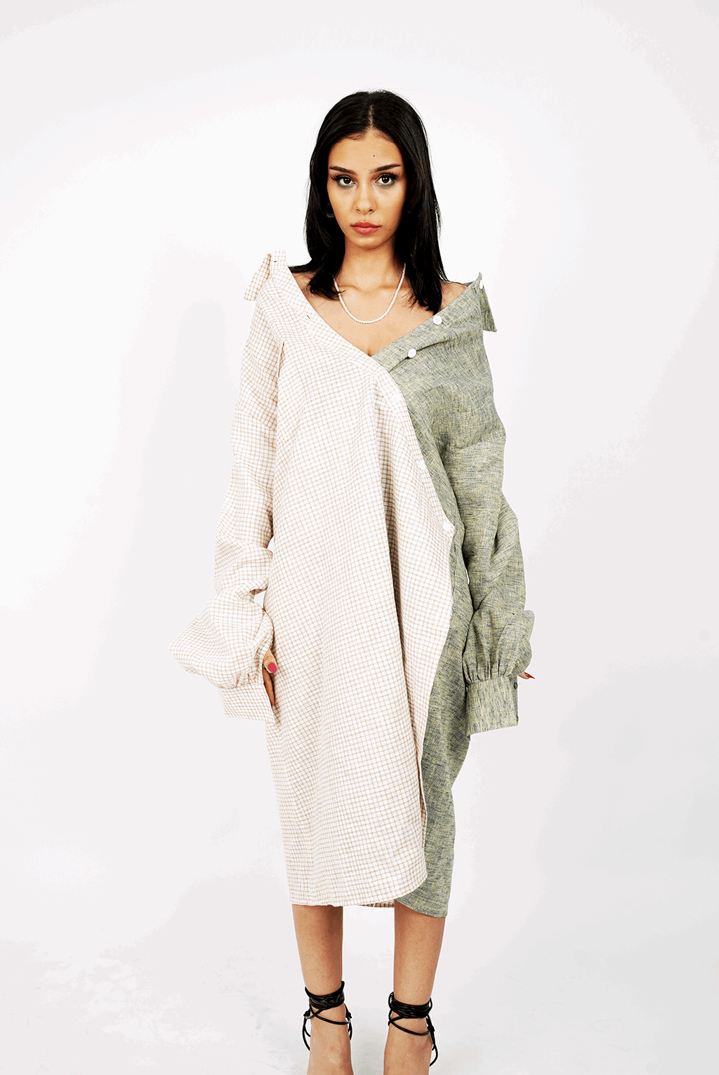 Wrap Shirt Dress 04
