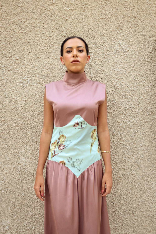 The Toffee Rose Flare Dress