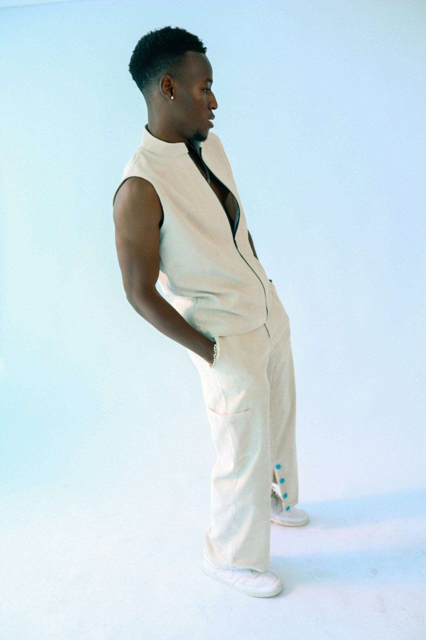 Primal Rush Plunge Slit Trousers