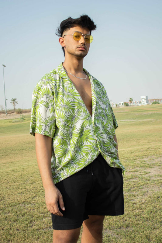 Kambusa Leaf Print Shirt