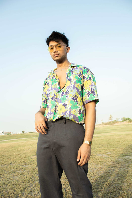 Tropical Garden Mens Shirt