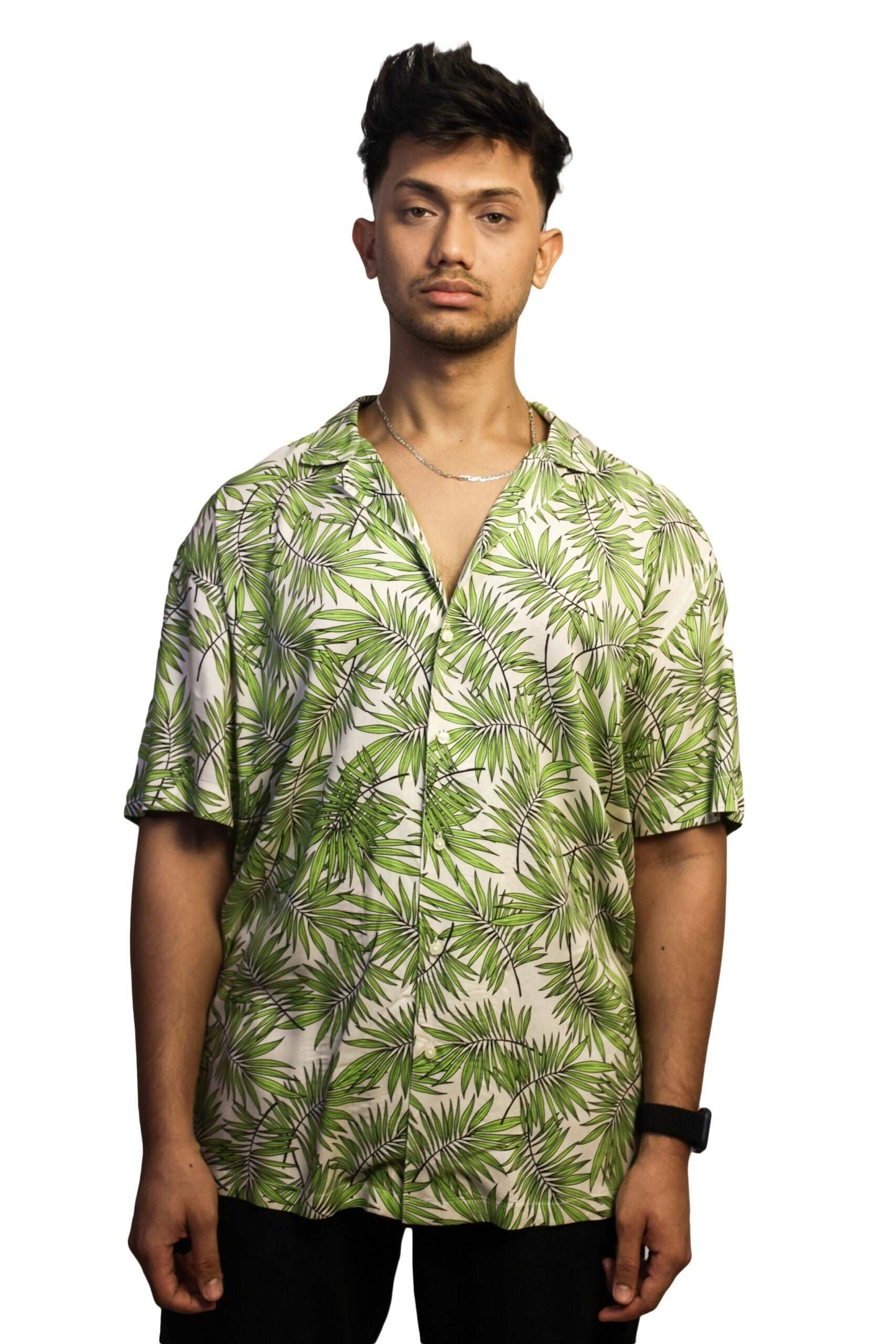 Kambusa Leaf Print Shirt